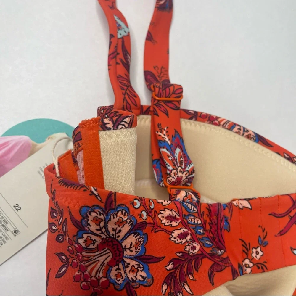New Rhode 2 piece swimsuit bikini size 22 top‎ and 4x bottoms
